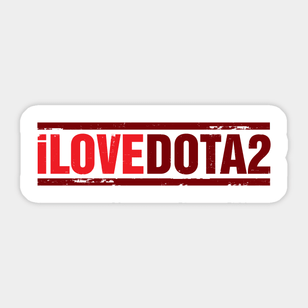 i Love Dota 2 Design Sticker by diardo